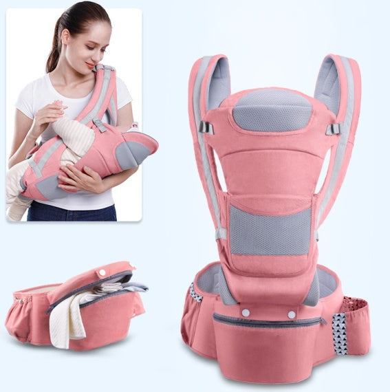 BabyAir Support+ : Porte-Bébé Multifonctionnel avec Tabouret de Taille Respirant