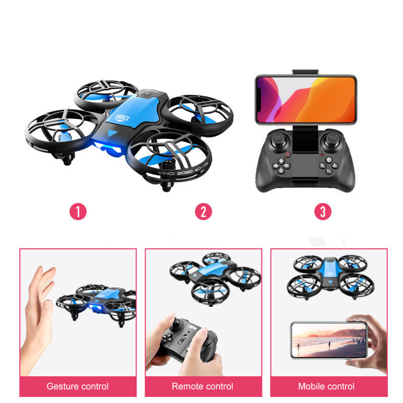 GestureFly HD : Mini Drone RC V8 - Contrôle par Geste et Caméra HD