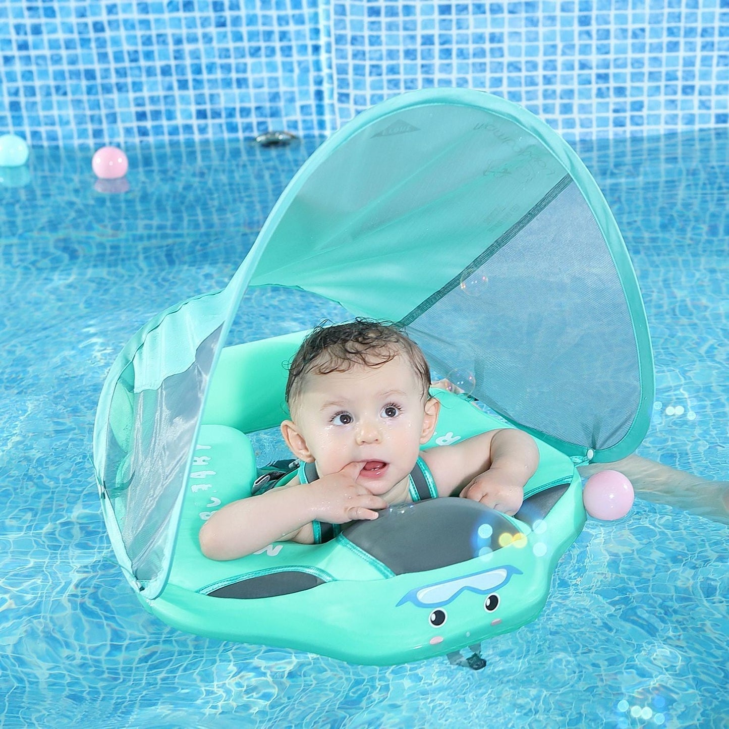 MiniSwim : Collier de Natation pour Bébé Non Gonflable